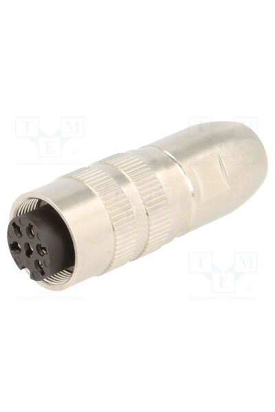 OEM Conector M16 LUMBERG 0322-06, mufă, mamă, PIN 6, 5A, 250V, lipire, pe cab...
