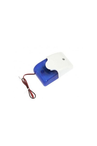Blow Sirenă de interior, cu fluier, LED, 13.8 V, Albastru