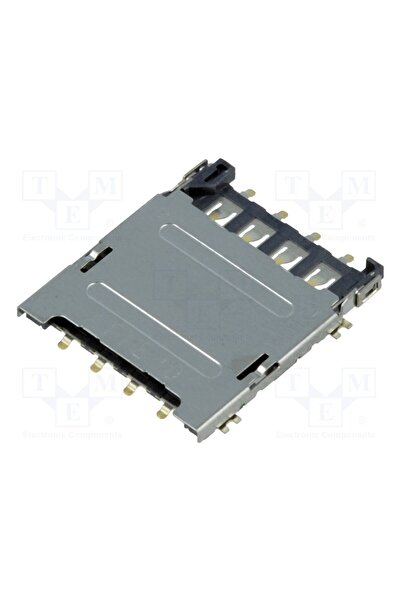 OEM Conector pentru carduri ATTEND 115R-BCA0, Micro SIM, cu mâner articulat, SMT