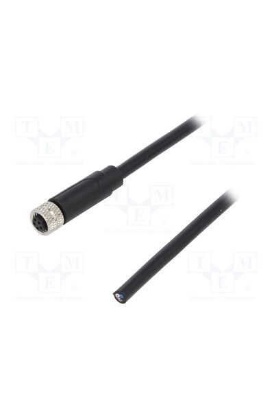 OEM Conector M8 DEGSON ELECTRONICS SM8-PVT-B5F-2A010V, mamă, 5 PINI, 3A, 30V,...