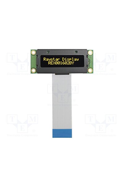 OEM Afişaj OLED RAYSTAR OPTRONICS REX001602BYPP5N0, alfanumerice, 16x2, Dim 5...