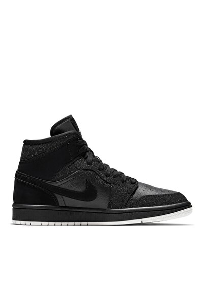 Nike Γυναικεία Αθλητικά Παπούτσια Μαύρα WMNS AIR JORDAN 1 MID SE BQ6472-001, ...