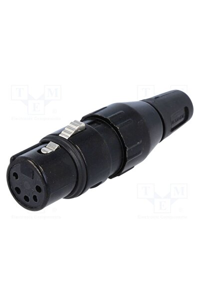 OEM Conector XLR DELTRON 708-0500, mufă, mamă, 7,5A, 50V, PIN 5, drept, pe ca...