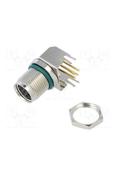 OEM Conector M8 AMPHENOL LTW M8AS-06PFFR-SF8001, mamă, PIN 6, 1,5A, 30V, IP68...