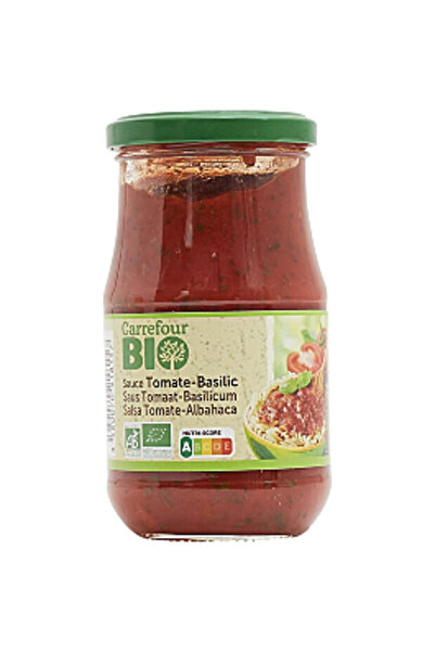 Carrefour Bio Sos de roșii cu busuioc, 350g