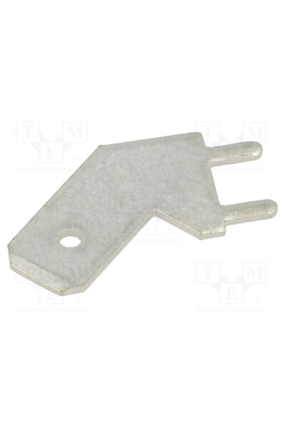 OEM Terminal plat FIX&FASTEN PCRL250, 6mm, 0,8mm, tată, THT, alamă, cositorit...