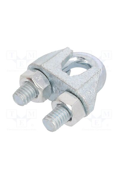 OEM Bridă-clemă de prindere cablu DROMET D-ZL12/13, oţel, pt cabluri, Øliny 12mm