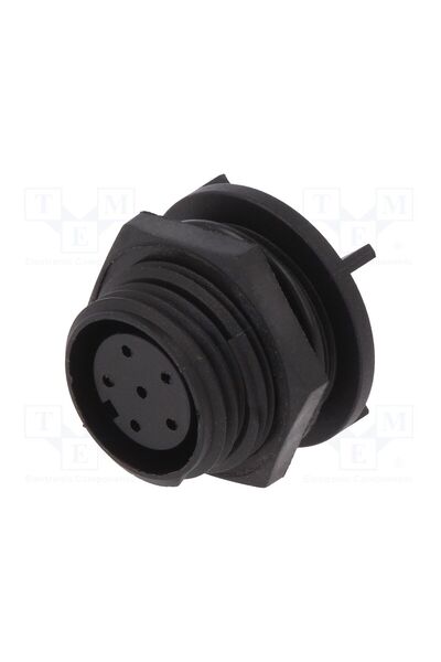 OEM Conector circular BULGIN PX0413/06S/PC, soclu, mamă, PIN 6, 125V, Buccane...