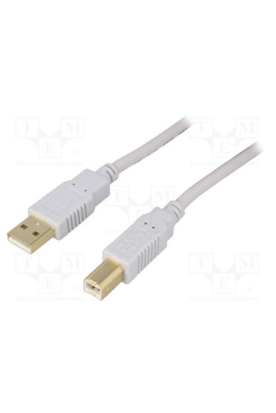 OEM Cablu BQ CABLE CAB-USB2AB/1.8G-GY, USB 2.0, USB A mufă,USB B mufă, aurit,...