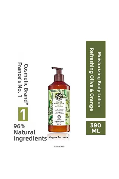 Yves Rocher 390ml Refreshing Olive Orange - Moisturizing Body Lotion