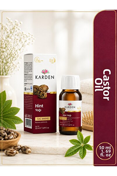 Karden Natural Castor Oil 50 ml Economical Pack of 2