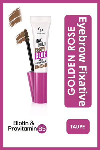 Golden Rose Max Hold Brow Glue - 103 Taupe - Light Brown Eyebrow Fixer