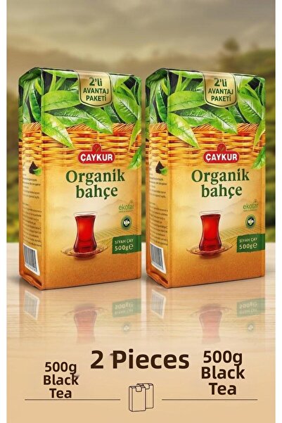 Çaykur Organic Garden Tea 500Gr X2 Pieces