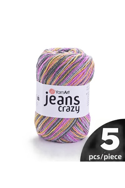 Yarnart Jeans Crazy 5-Pack - 5X50 Gr.- 7211