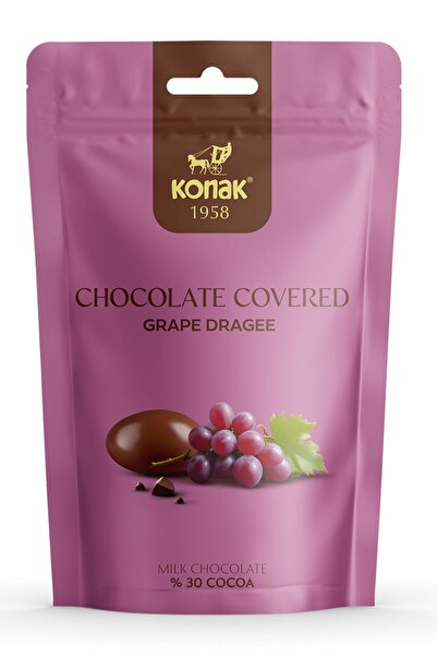 KONAK Sütlü Çikolata Kaplı Üzüm Draje 85 GR