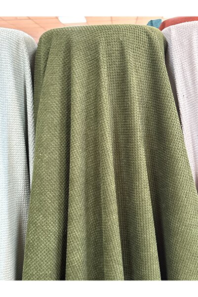 Eys Knitted Premium Honeycomb Embossed Soft Texture Lined Upholstery Fabric