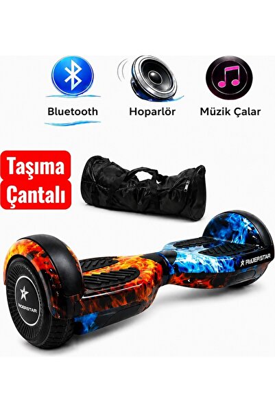 RYDER STAR Elektrikli Kaykay Hoverboard 6.5 Inch Bluetooth Hoparlörlü Akıllı ...