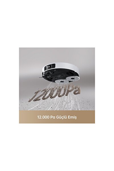 Dreame X40 Ultra Robot Süpürge Beyaz, 12.000PA Emiş Gücü
