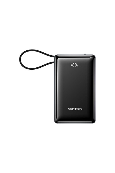 Vention Dash Serisi 20000MAH 65W Dahili Usb-C Kablolu Dijital Göstergeli Taşı...
