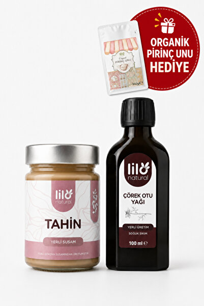 Lilo Natural Tahin ve Çörek Otu Yağı Seti