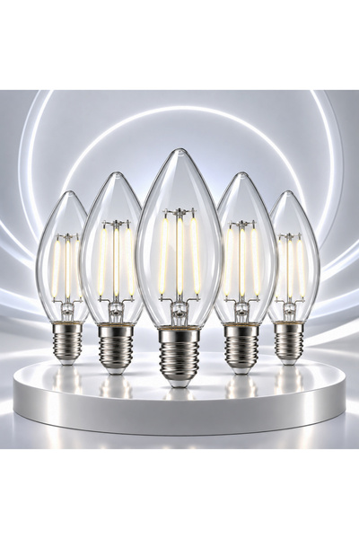 ORBUS BCB3 4W E14 Led Ampul Clear Beyaz Işık 400lm