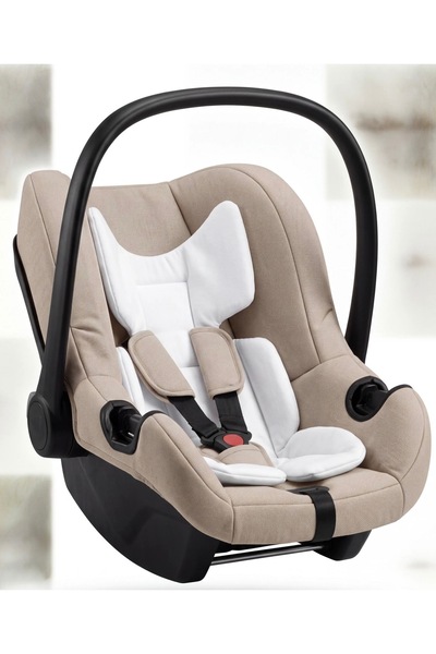 jr.bunnies Junior Bunnies Double Layer Muslin White Stroller Cushion |   100%...