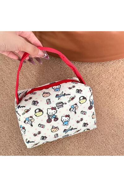Choice D Sanrio Hello Kitty Cartoon Makeup Bag Kt Cat Portable Travel Toiletr...