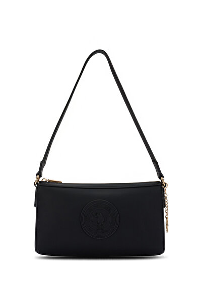 U.S. Polo Assn. Black-Black Women's Shoulder Bag Us26634