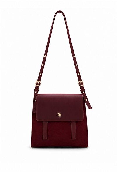 U.S. Polo Assn. Claret Red Women's Messenger Bag Us26802