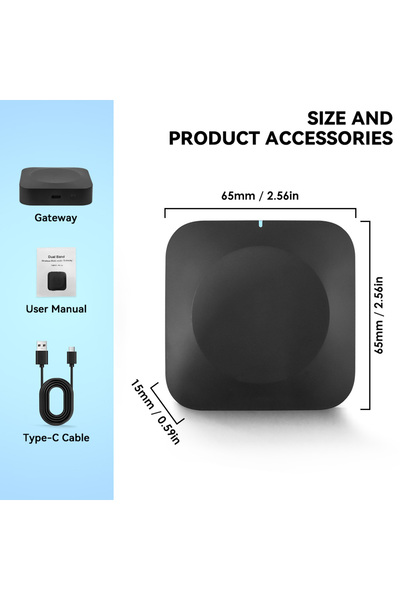 Choice Multi-Mode Tuya Zigbee/Bluetooth Dual-Band Multi-Mode Gateway 2.4G/5G ...