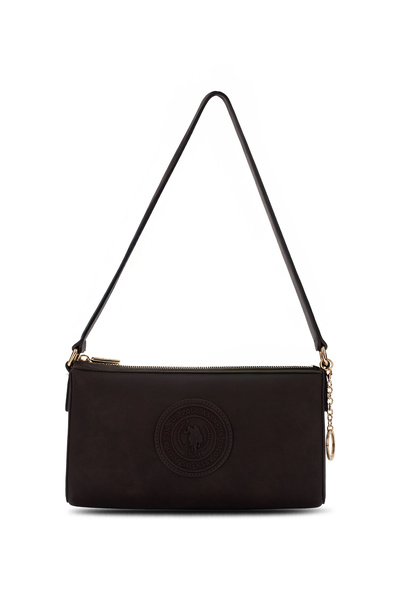 U.S. Polo Assn. Coffee-Brown Women's Shoulder Bag Us26634