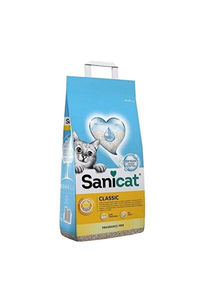 Sanicat Classic Oksijen Kontrollü Ultra Emici Kedi Kumu 20 Lt