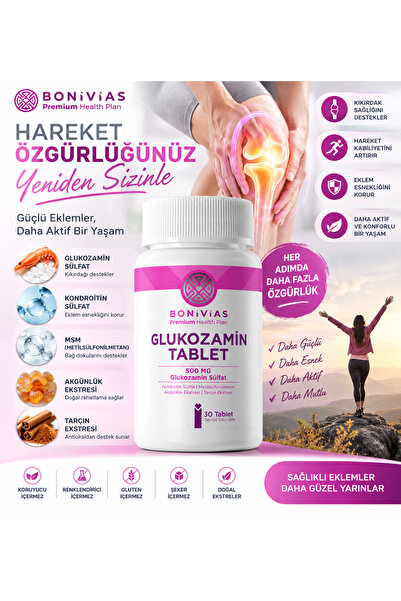 Glukozamin Kondroitin Metilsülfonilmetan Akgünlük Ekstresi ve Tarçın Takviye Edici Gıda