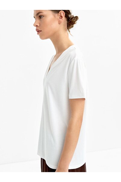 PARFOIS V-Yaka Basic T-shirt