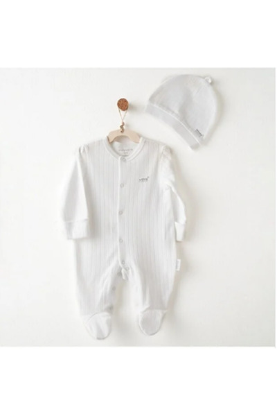 andywawa Baby Romper Set White