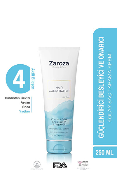 ZAROZA Easy Combing Cream for Hair - Hair Strengthening Conditioner - 250 ml