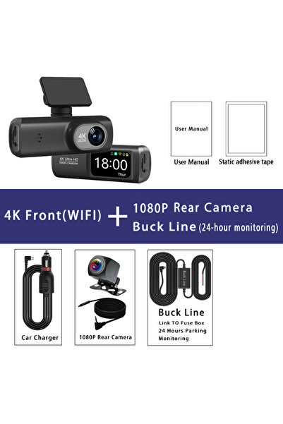 choice2 كاميرا CT05-1080P الخلفية للسيارة بدقة 4K (3840*2160 بكسل) مع نظام تح...
