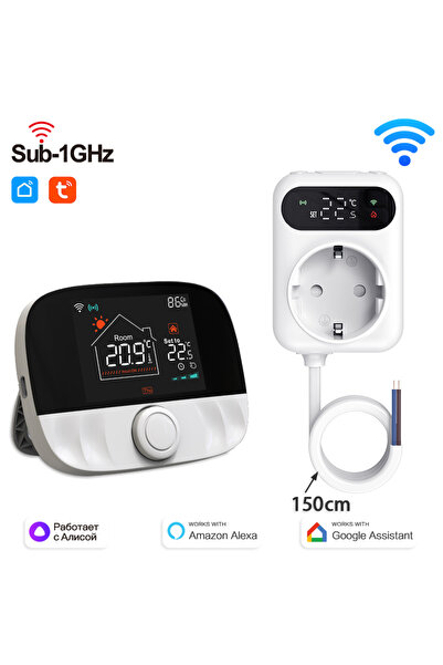 Choice RF433 Thermostat Set WiFi Heating Thermostat Tuya Smart RF433 wireless...