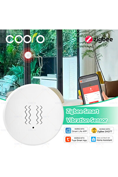 Choice Tuya Smart Zigbee Vibration Sensor Detection Tilt Sensor Shock Alarm R...