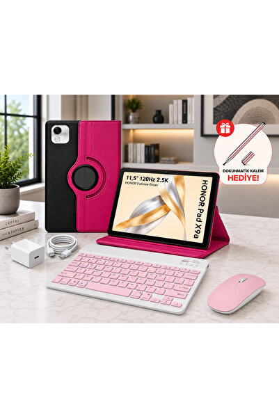 HONOR Pad X9A 8GB 256GB Wi-Fi 11.5 Inç Tablet + KILIF+ KLAVYE + MOUSE+ (TABLE...