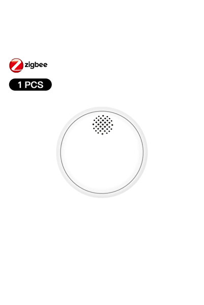 Choice4 جهاز MOES للكشف عن الدخان الذكي اللاسلكي بتقنية ZigBee مع إنذار صوتي ...