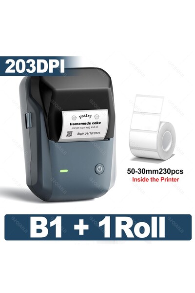 Choice9 طابعة ملصقات حرارية محمولة نيمبوت B1 بدقة 203 نقطة في البوصة، B21 بدق...