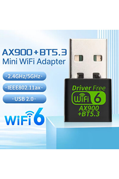 Kebidumei 900M and BT5.3 900Mbps WiFI 6 USB Adapter Bluetooth 5.3 Wireless Ne...