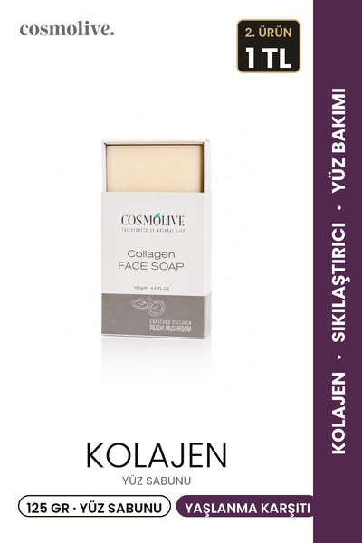 Cosmolive Face Soap |   Collagen |   Anti-Aging |   125g