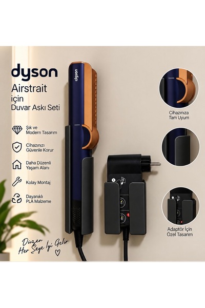 MEGY HOME Dyson Airstrait Uyumlu Stand Tutucu (SADECE STANDLAR GÖNDERİLİR)