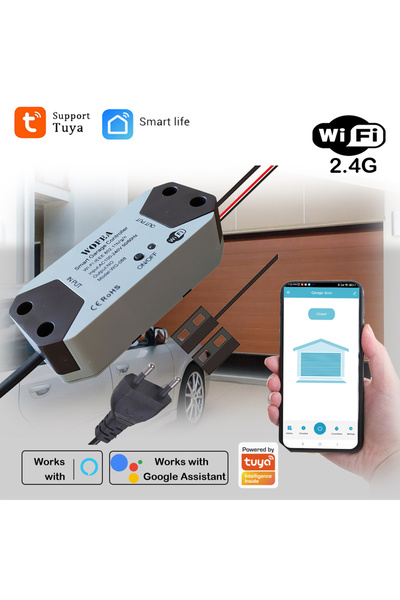 Choice EU plug Smart Garage Door Opener Controller, EU plug, Work with Alexa,...