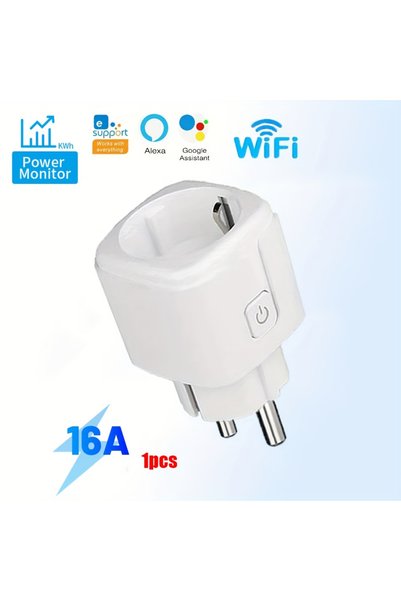 Choice مقبس واي فاي ذكي EWeLink طراز WiFi-P-16A-1pcs للتحكم عن بعد/مؤقت/عداد ...