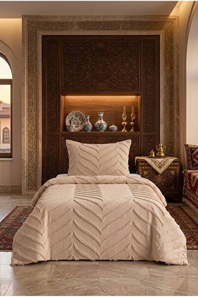LOTUSEIN Milano Cap Tek Kişilik Yatak Örtüsü 180 X 240 Cm Ve 1 Adet Yastık