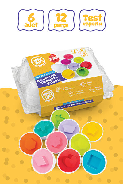 Circle Toys Geometric Egg Matching