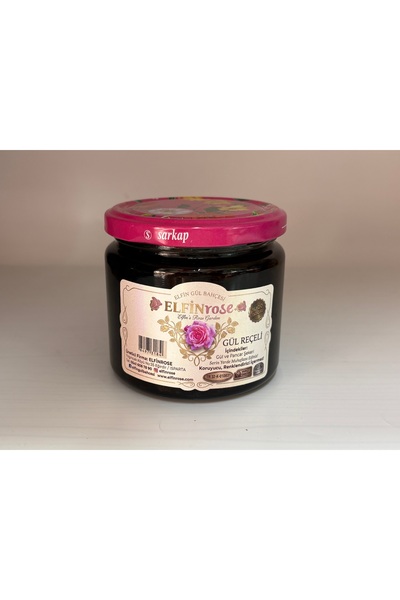 Elfinrose Yoğun Gül Yapraklı Gül Reçeli 500gr